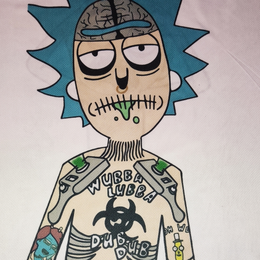 Custom Made T-shirt Rick And Morty (See Images)